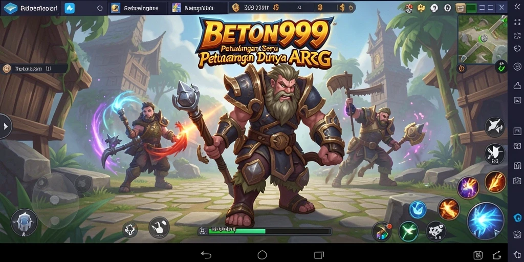 Tampilan gameplay BETON999 yang penuh aksi dan strategi.
