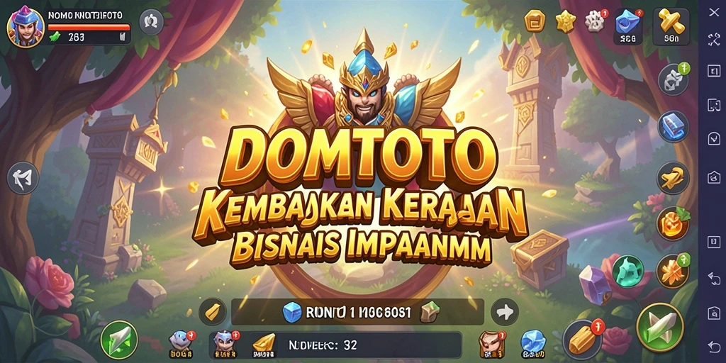 Tampilan gameplay seru dalam <strong>DOMTOTO</strong> yang menguji strategi Anda.