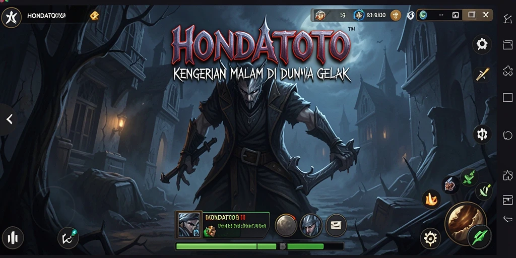 Screenshot gameplay HONDATOTO yang menegangkan dan menyeramkan.