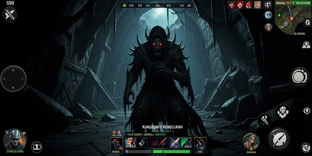 Tampilan gameplay menyeramkan di S80 dengan suasana mencekam.